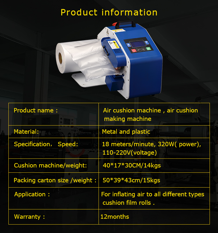 Competitive Price inflatable sealing machine bag air column bag roll making machine