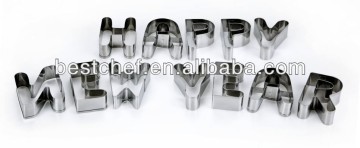 Happy new year mould for cake or cookie