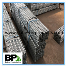 U Channel Perforated Galvanized Sign Post