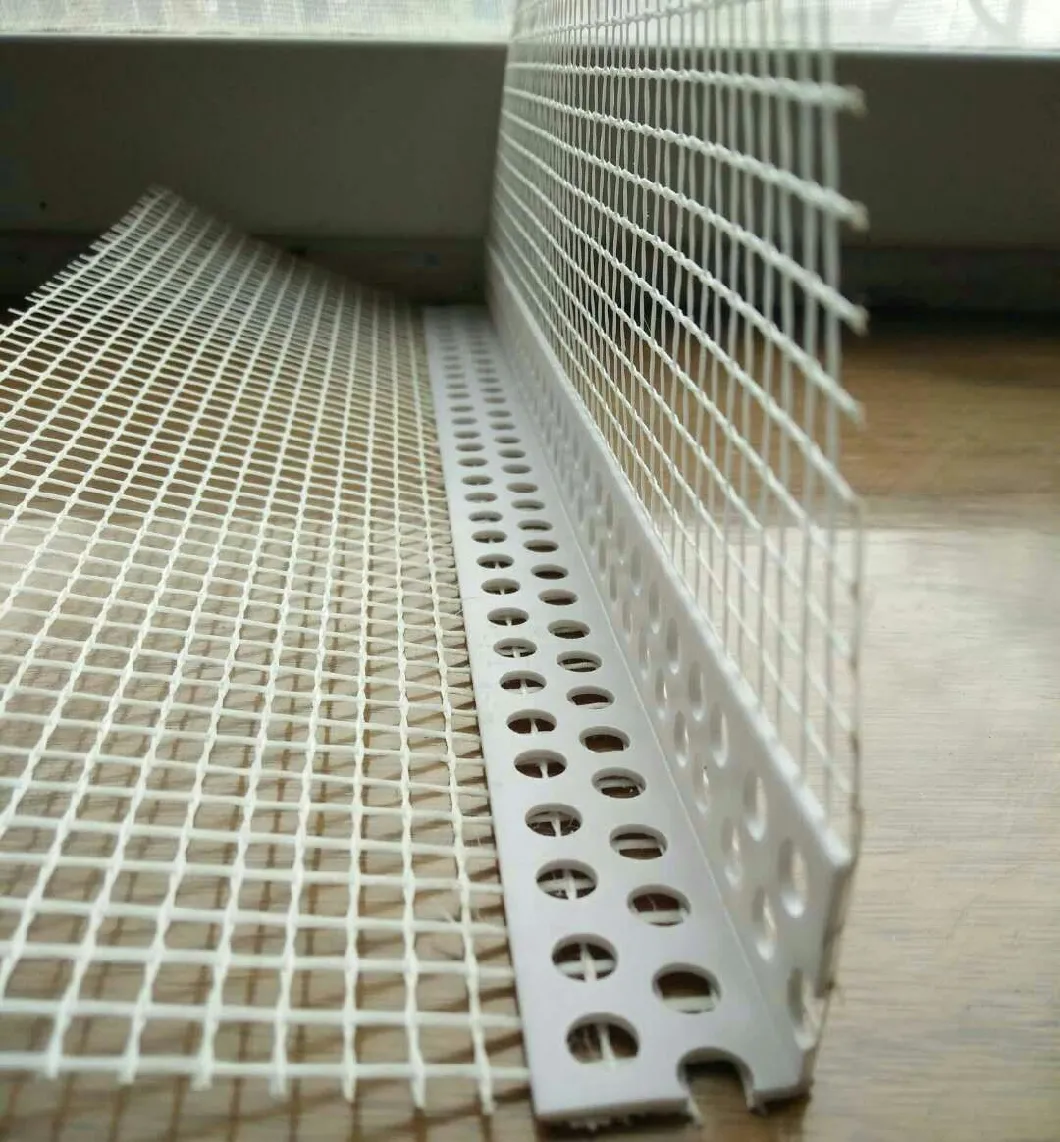 2.0m PVC Corner Bead with Fiberglass Mesh