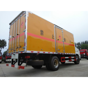 Dongfeng explosive van truck 4x2 explosion cargo truck
