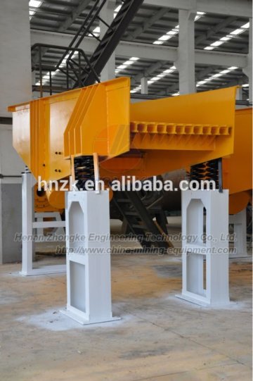 Mining vibrating feeder for gold ore