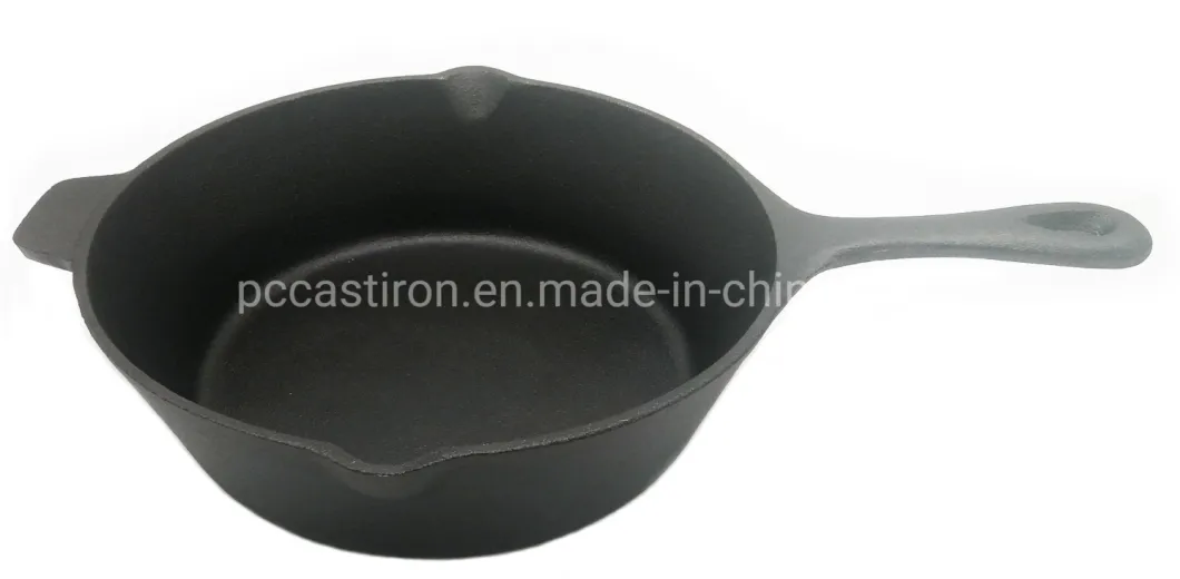 China Cast Iron Deep Skillet Factory Supplier Dia 27cm