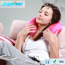 good quality car neck pillow filled with polystyrene beads