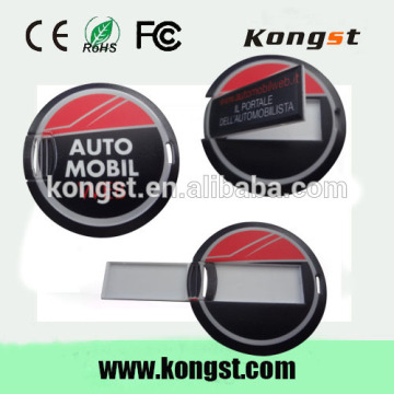 customized OEM LOGO bulk round card usb/mini card usb flash drive/circle card usb flash drive