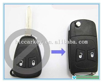 for Chrysler key 2 Button(Big) Modified Flip Remote Key Shell for chrysler 300c remote key