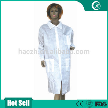 free samples nonwoven medical disposable lab coat uniform