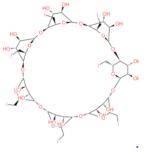 Heptakis (6-iodo-6-deoxy) -β-cyclodextrin CAS: 30754-23-5