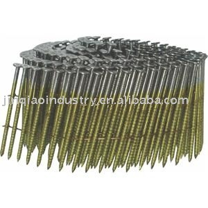 Wire-collated Coil Nails