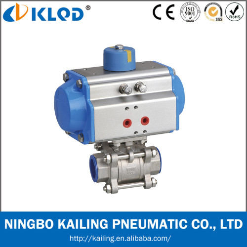 Low price pneumatic ball valve for water treatment Model Q611F-16P