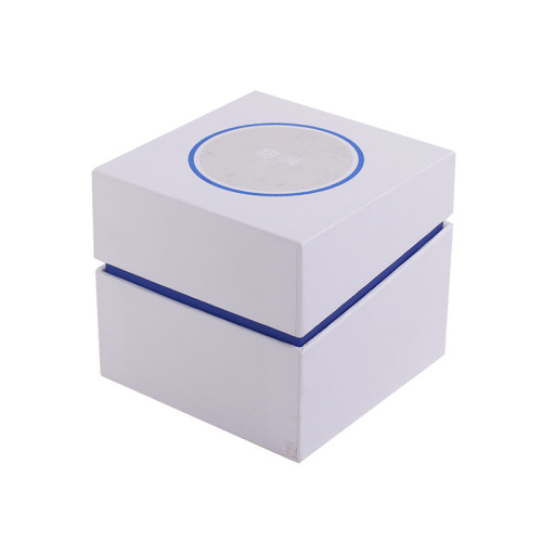 Custom Logo White Paper Rigid Candle Packaging Boxes