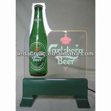 LED Acrylic Lighted Beer Display