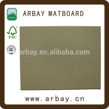 Wholesale 3.0mm white core linen uncut matboard for decorative photo frames
