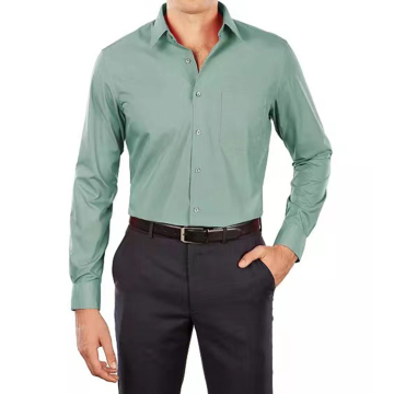100% cotton shirt men formal shirt long sleeve button down dress shirts for men