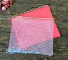 ziplock PE slider air bubble shock proof packaging bag plastic resealable zipper envelope bags, Zipper Mailers Padded Envelope S