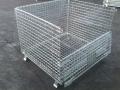 Contenedor plegable plegable de malla de alambre galvanizado