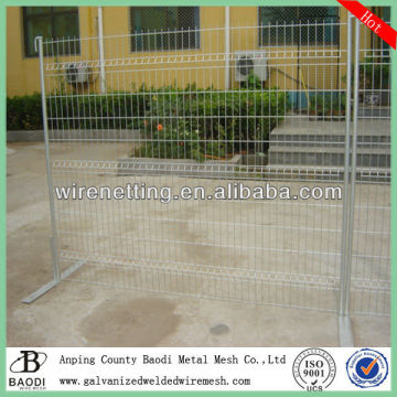 galvanized wire grid removable temporary fence block