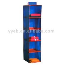 6 Shelf Polyester Hanging Closet Organizer