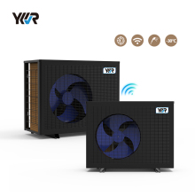 Air to water heat pump glass heating element