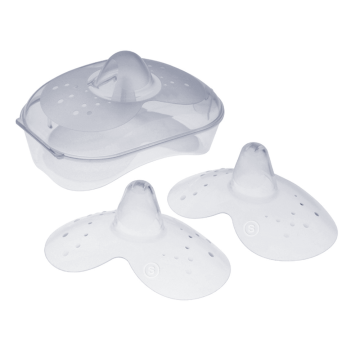 BPA Free Silicone Nipple Shields for Breastfeeding with Case
