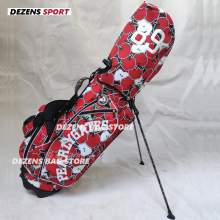 DEZENS NEW Fashion Apple Printed Golf Bag Waterproof canvas Golf stand bag