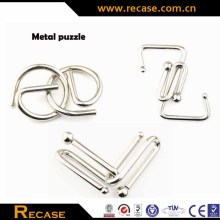 Intelligence metal brain teaser puzzle Chinese metal puzzle