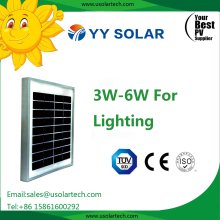 Panel solar del precio bajo 3W 5W para las aplicaciones solares
