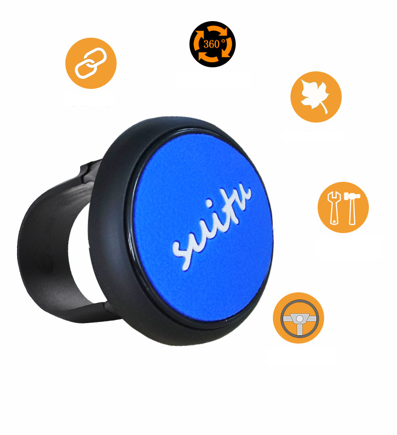 Adjustable portable handle spinner knob car vehicle steering wheel aid ball auxiliary booster