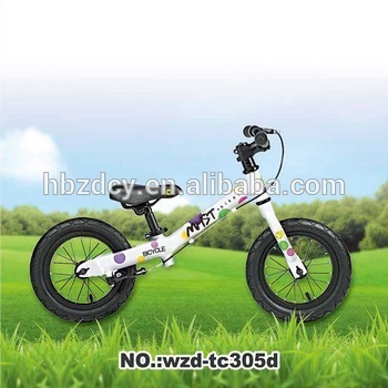 cheap kids balance bike with air tyre kids balance bicycle 12"