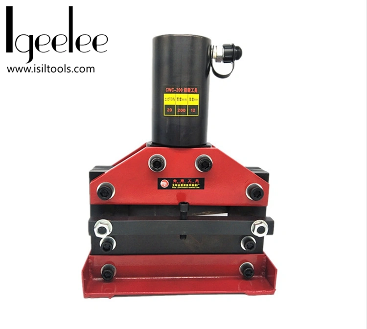 Igeelee Cwc-200 Hydraulic Bending Machine, Cutting Machine Hydraulic Press Steel Busbar Cutting Machine Tools