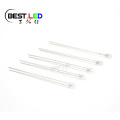 3 mm 495 nm 500 nm turkio spalvos LED ilgoji koja