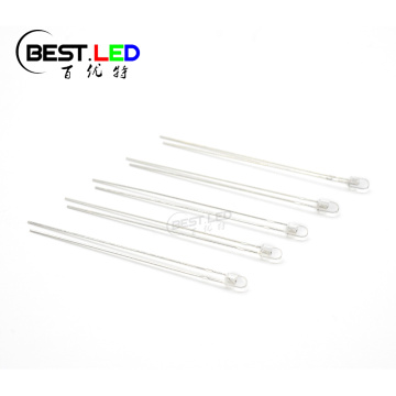 3mm 495nm 500nm Turquoise LED Long Leg