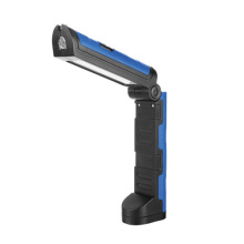 Foldable LED work light with dual beam