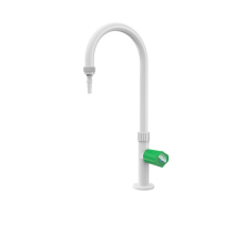 Lab Single outlet faucet White