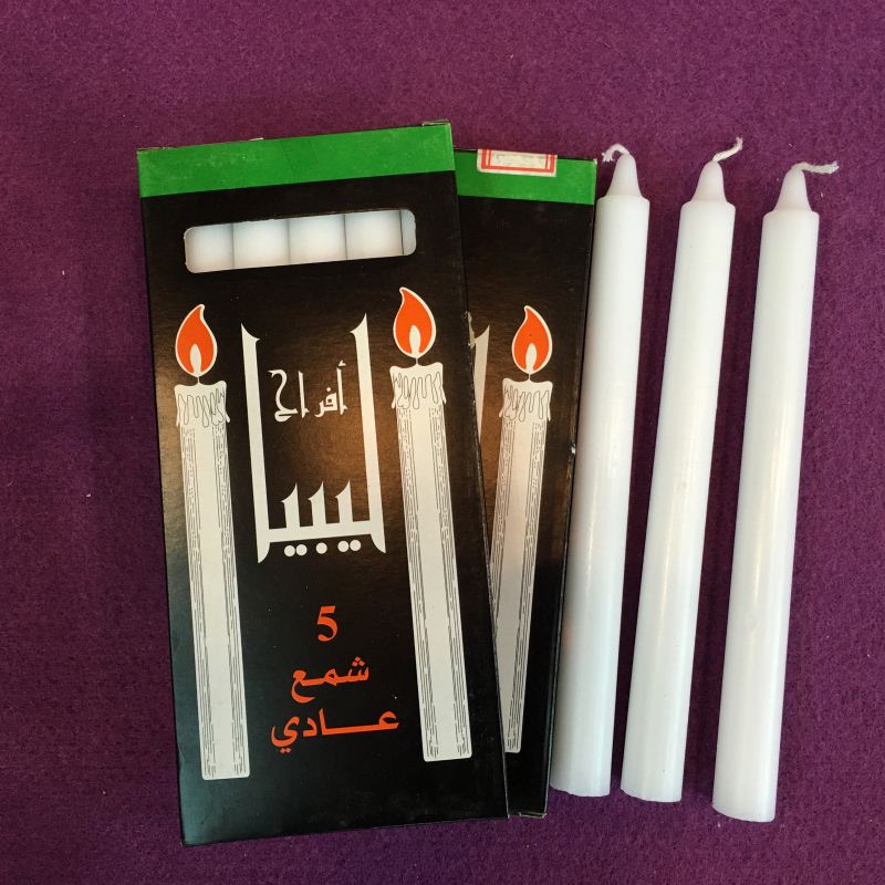 Membakar Non Drip Lighting Libya 40G Candle Velas African Market