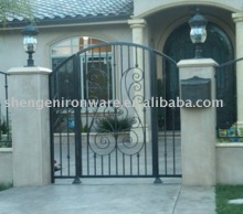 ornamental elegant iron craft fence