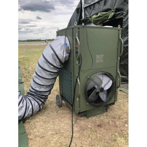 Field Medical tent with air conditioner cooling