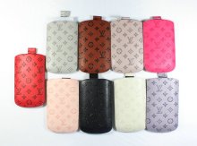Pouch Design Iphone4 Leather Cases Cover With Lv Guuci Original Patterns