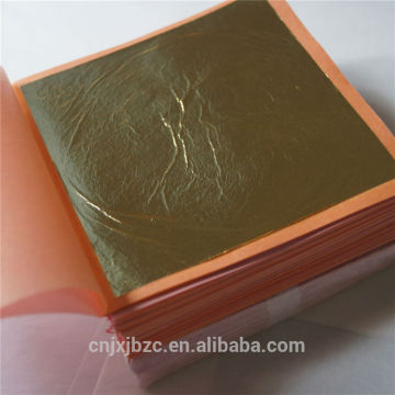bronze foil 24k gold leaf decoration