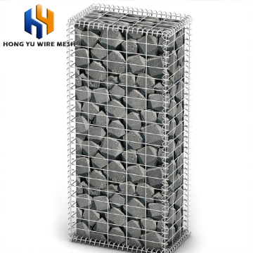 stone galvanized welded gabion basket boundary wall