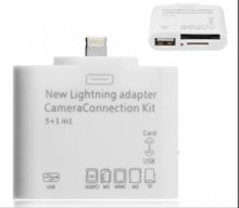 Ipad / Ipod / Iphone 5 Camera Connection Kit 5 In 1 Apple Iphone Accessories