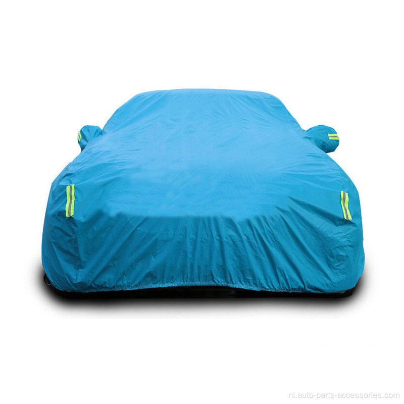 Hightech micro-poreuze elastische PVCOEM Blue Car Dust Cover