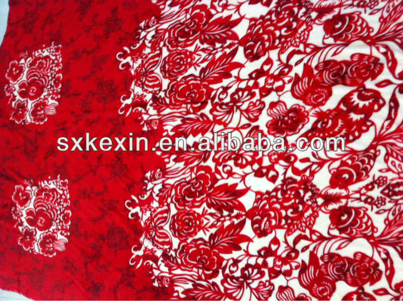 الصينية الأحمر الفانيلا / بطانية المرجان