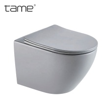 TAME TMYT3035-MLG Modern Light Grey Wall Hung Toilet