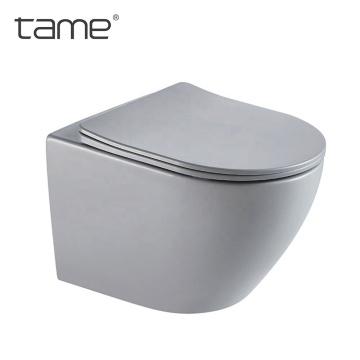 TAME TMYT3035-MLG Modern Light Grey Wall Hung Toilet