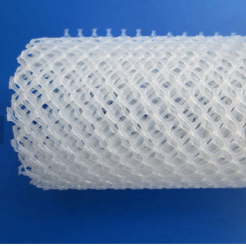 Makanan Gred Extruded Hard Plastic Flat Diamond Mesh