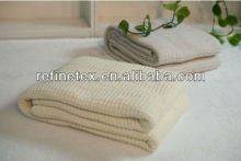 Hospital waffle weave cotton blanket