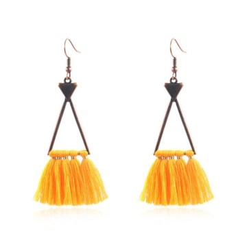 Tassel Earrings Bohemian Charm Pendant Vintage Earring Female Girls Simple Fashion Personality