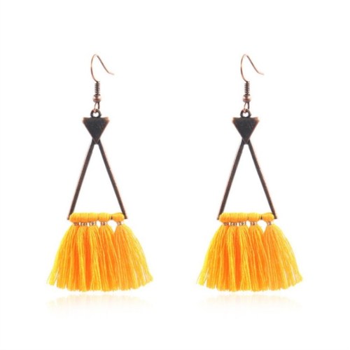 Tassel Earrings Bohemian Charm Pendant Vintage Earring Female Girls Simple Fashion Personality