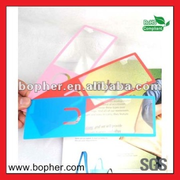 novelty pvc magnifying glass sheets